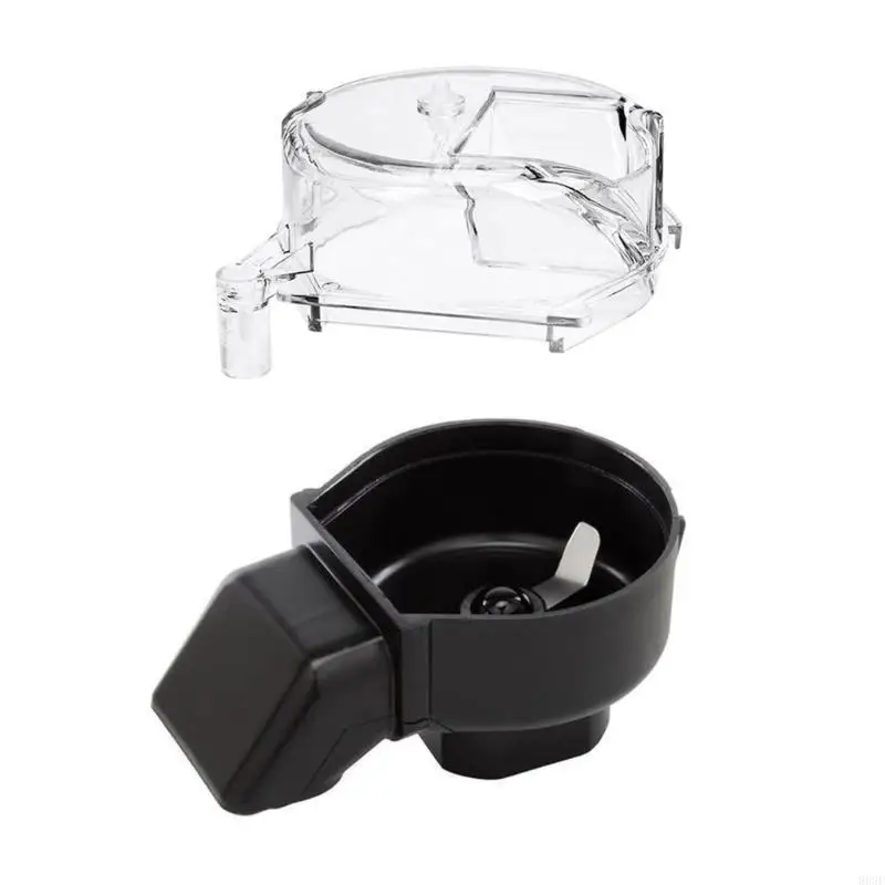 808F Transparent Cover and Base for DGB-500G Coffee Maker Easy Installation Grinder Lid Kitchen Appliance Accessories
