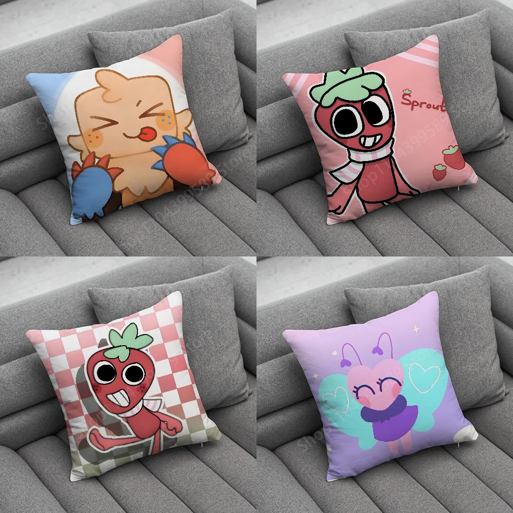 

D-Dandys W-World Pillow Case Soft Cushion Cases for Farmhouse Sofa Decor Home Decorations and Protector