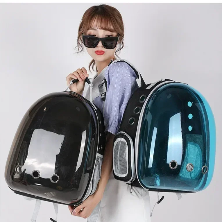 Cat Bag Outgoing Portable Cat Backpack Panoramic Transparent Pet Backpack Breathable Large Capacity Aviation Box Pet Supplies