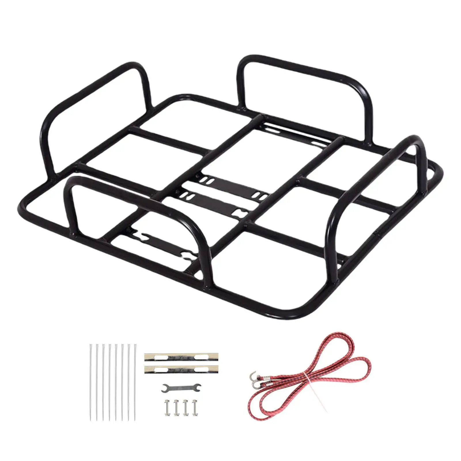 Iron Luggage Package Rack Bike Basket Takeaway Box Electric Vehicle Rack Cycling Equipment Special Model for Mountain Bikes