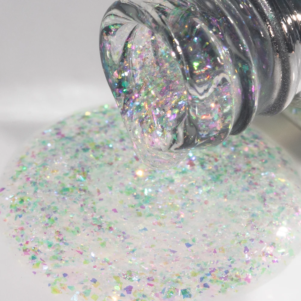 كوديس هلام أوبال المطاط قاعدة هلام طلاء الأظافر UV أورورا البريق بريق قزحي الألوان هيكل هلام الورنيش مانيكير مسمار الفن ورنيش