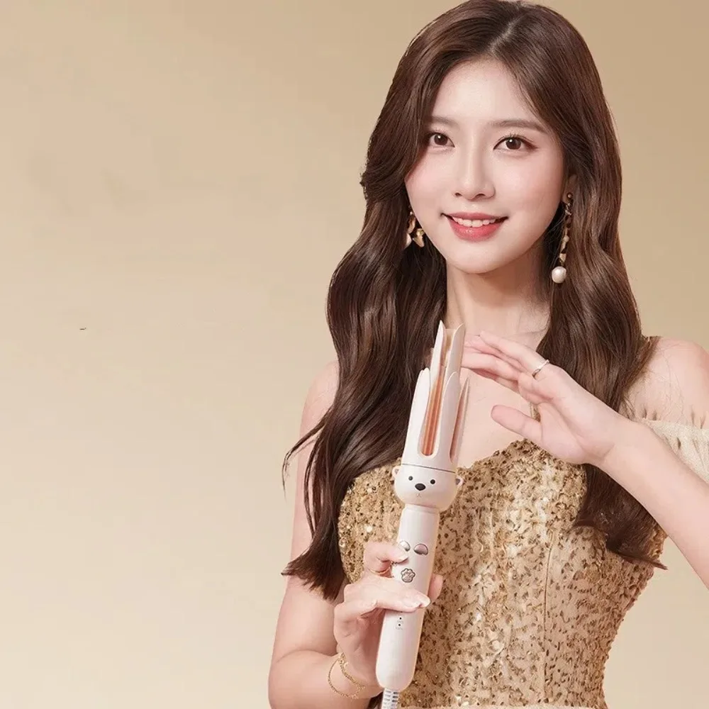 

28mm Fully Automatic Curling Stick Negative Ions Ceramic Automatic Hair Curler Professional Electric Rotary Curler Medium Hair