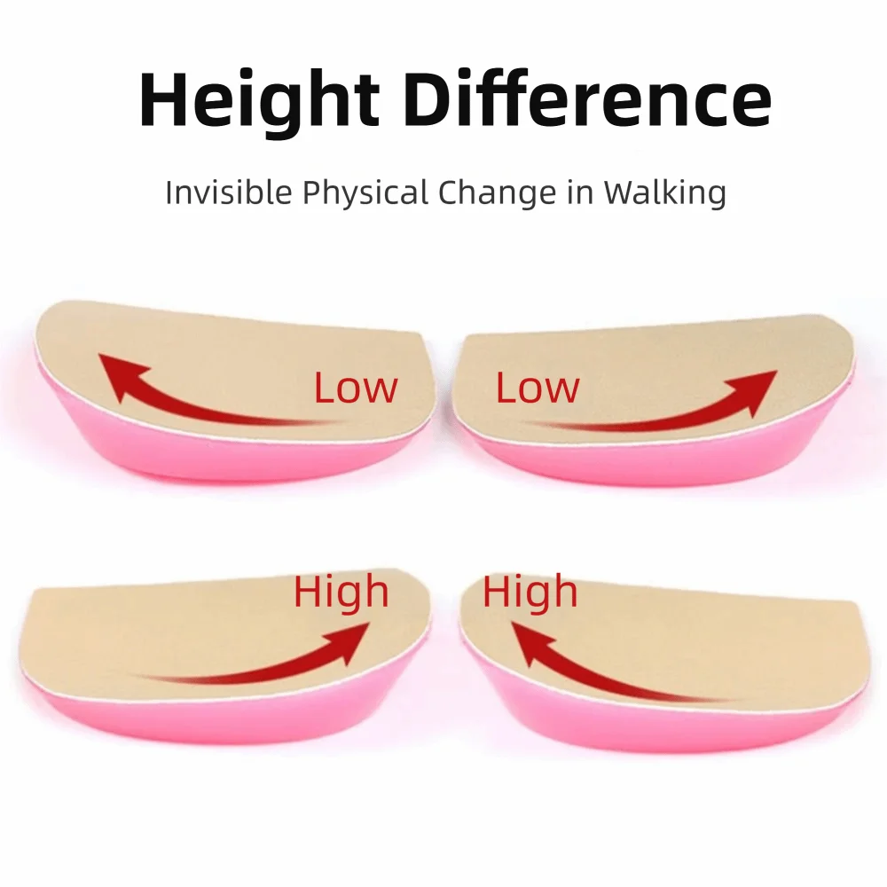 Silicone Gel Orthopedic Insoles Medial Lateral Valgus Varus Correction Alignment Insoles Arch Support Flexible Forefoot Pads
