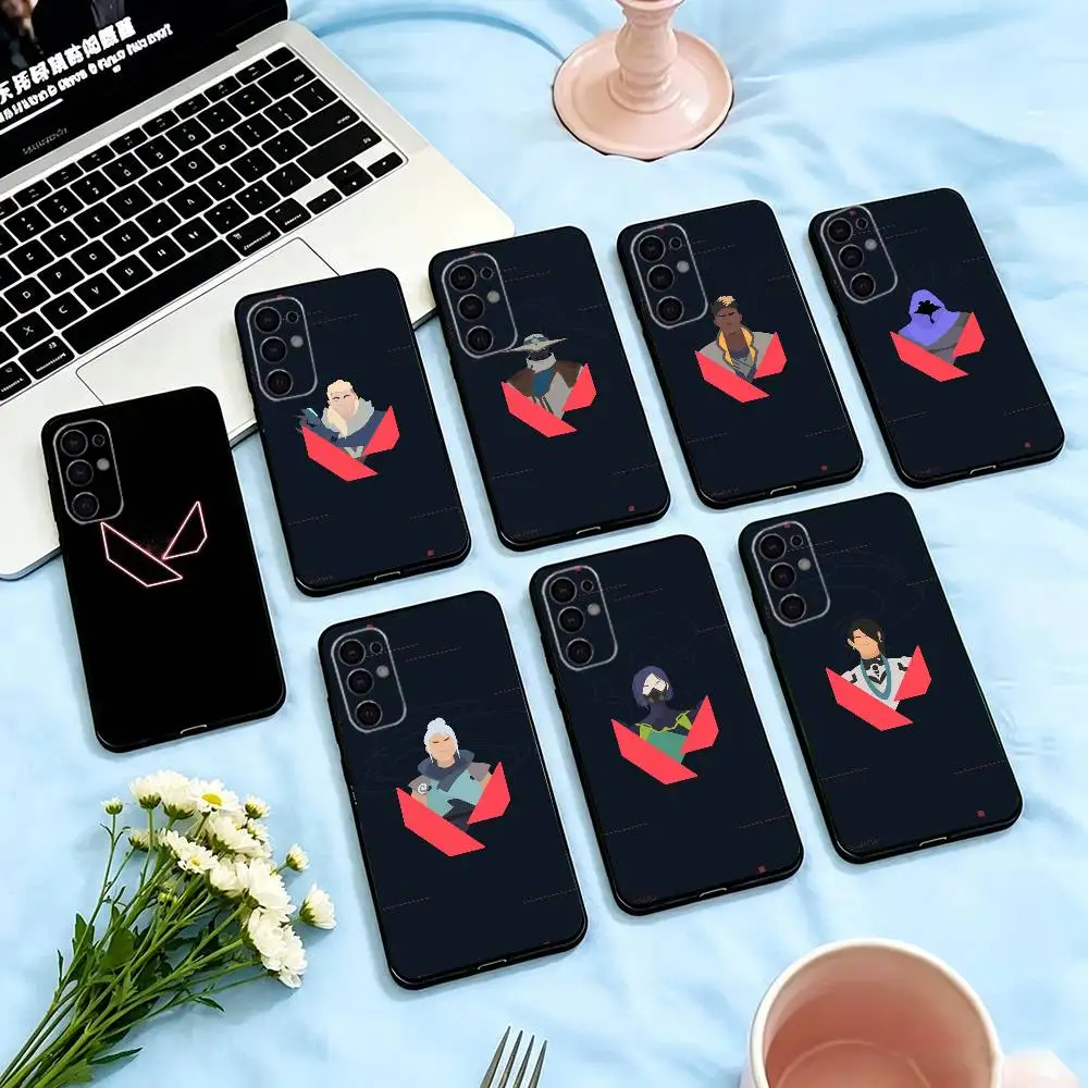 valorant Popular Games  Phone Case For Samsung S26,S25,S24,S23,S22,S21,S30,Ultra,Plus,Fe,Soft Silicone Black Cover