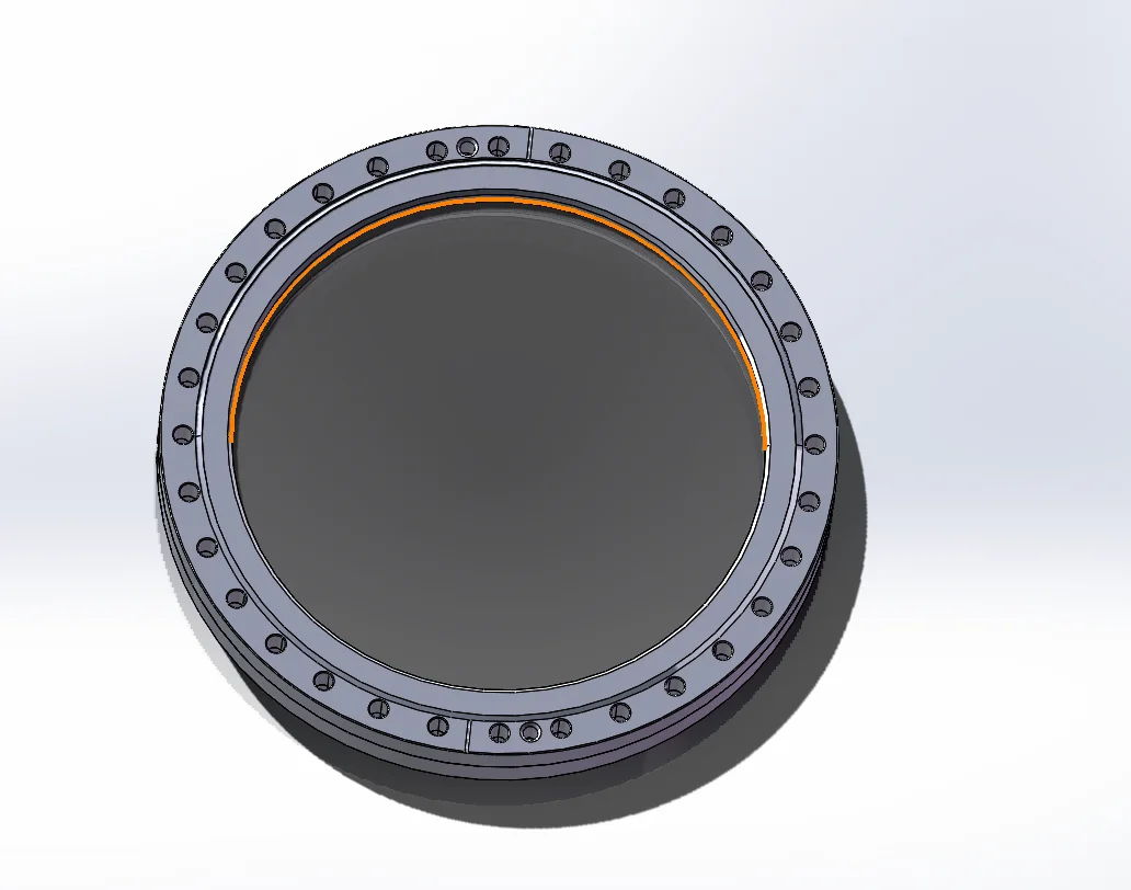 Custom Vacuum Components Optical Glass Quartz Window Flange Viewport Ultra High Vacuum Parts Special Link for Custom Order