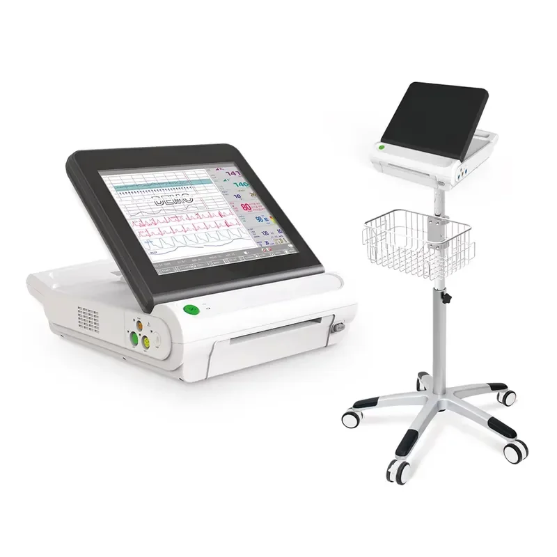 Modern Medical 800C-PLUS Portable Hospital Fetal Heartbeat with Foldable Color TFT Screen for Maternal Fetal Medical