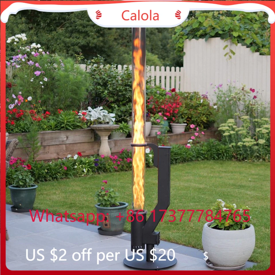 Outdoor Biomass Pellet Stove Metal Rocket Wood Pellet Heating Heater