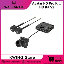 Walksnail Avatar HD Kit V2 HD VTX (Dual Antennas Version) Gyroflow+32G for FPV Freestyle Drones DIY Parts CADDXFPV CAMERA