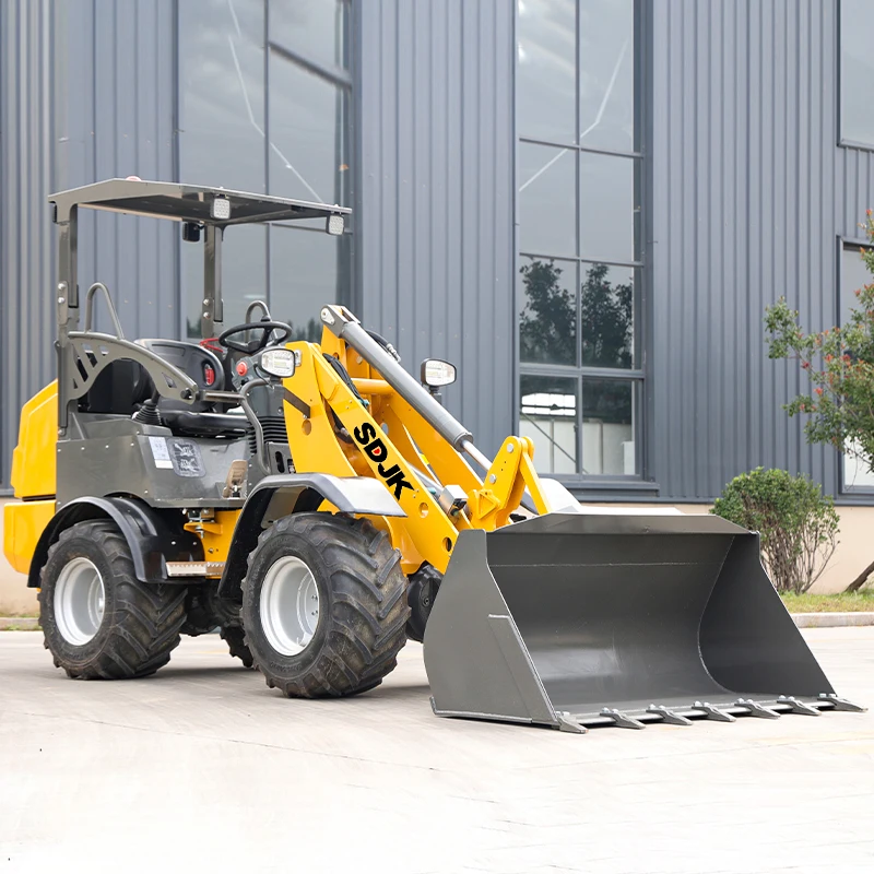

SDJK High Quality Compact Wheel Loader Multi Function Transport Loader Customizable Fast Delivery Skid Steer Loader