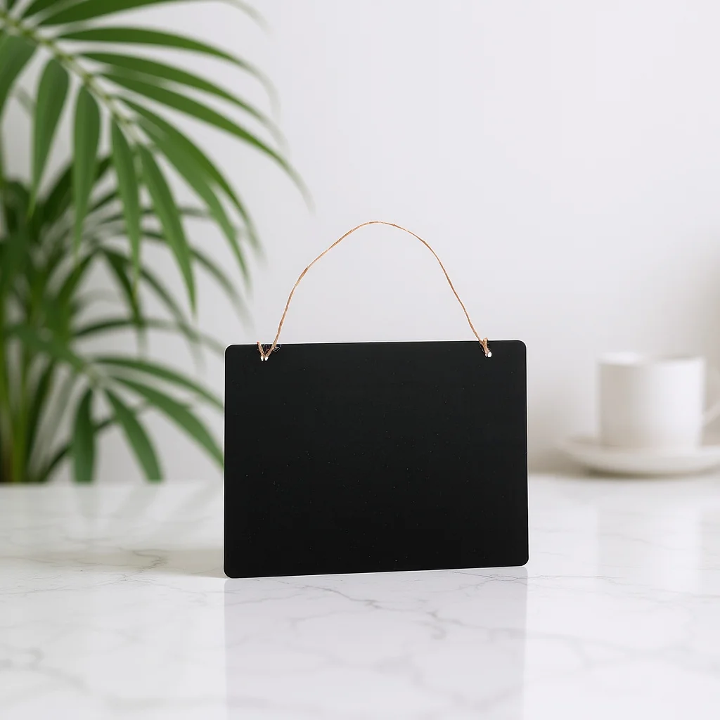 Erasable Chalkboard Sign Compact Size Message Board for Wall Hanging Decor Display Writing Notice 160209 Chalkboard Sign