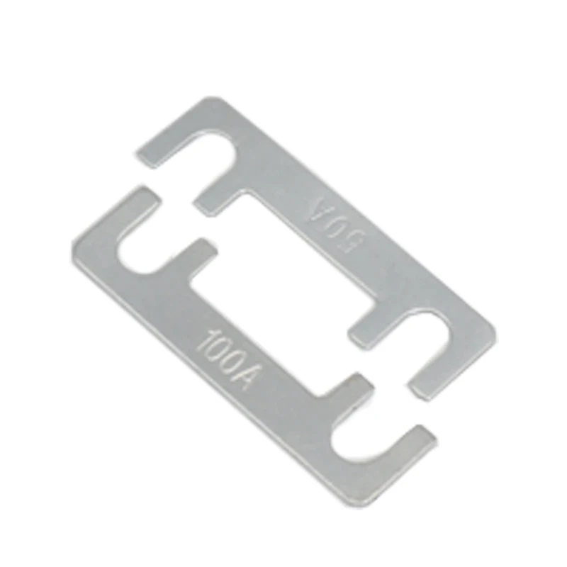 Picture 6: 【20-2PCS】30A-150A 32V Auto Fuse Flat Zinc Chip Small Fuse Sheet Fork Type Bolt Battery Fuse Car Modification Stand Fuse Box