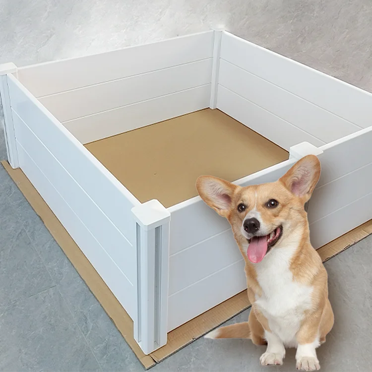 

Easily Assembled Garden Raised Bed and Big Size Custom Vinyl Pet Fence for Puppies