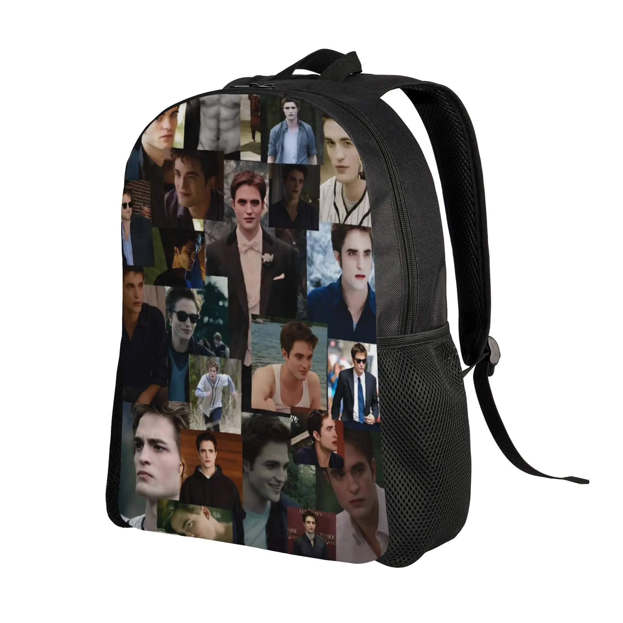The Twilight Saga Movie Fashion Backpack Lightweight High School Work Edward Vampire Daypack for Men Women College Shoulder Bag