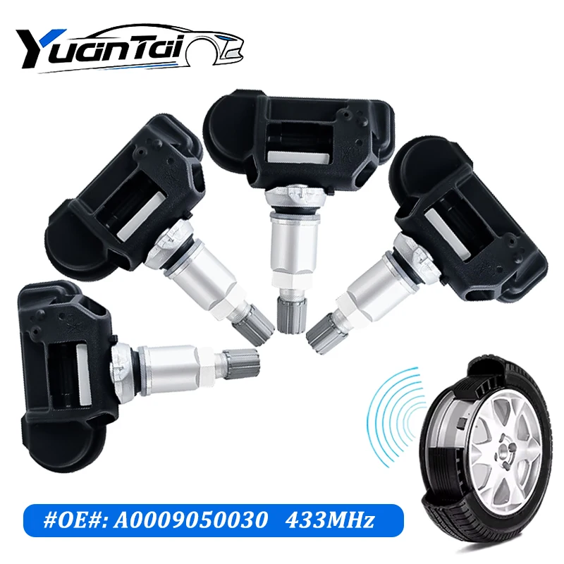 

Tire Pressure Sensor A0009050030 For 2012-2020 Mercedes Benz C E S Class C205 C218 W205 W212 433MHZ TPMS 670002790 Infiniti Q30