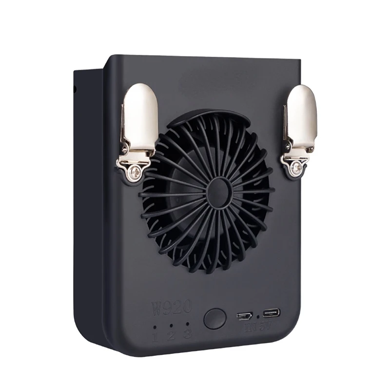 

2023 W920 Wrist Hanging Fan USB Charging Portable Outdoor Work Portable Neck Little Fan Cooler