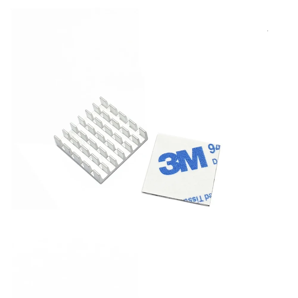5pcs 실버 쿨러 라디에이터 알루미늄 방열판 방열판 forRCtransmitterTs5823T55887 TS5823 PRO18.5*18.5*5mm