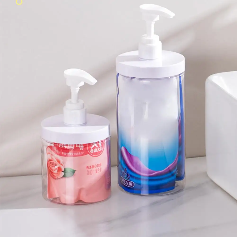 

500/1000ml Soap Dispenser Bottle Shampoo Shower Gel Wide Refilable Hand Bottle Lotion Sanitizer Mouth Bottle Container Bath S2V4