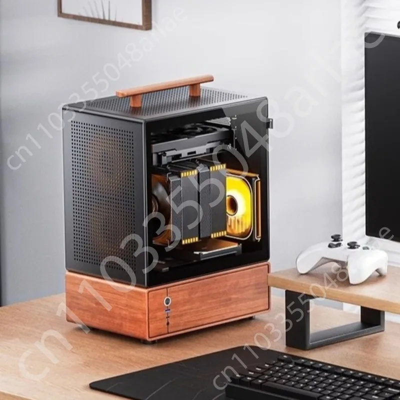 MATX هيكل سطح المكتب كمبيوتر محمول سطح المكتب شبكة المضيف العمودي الإسكان