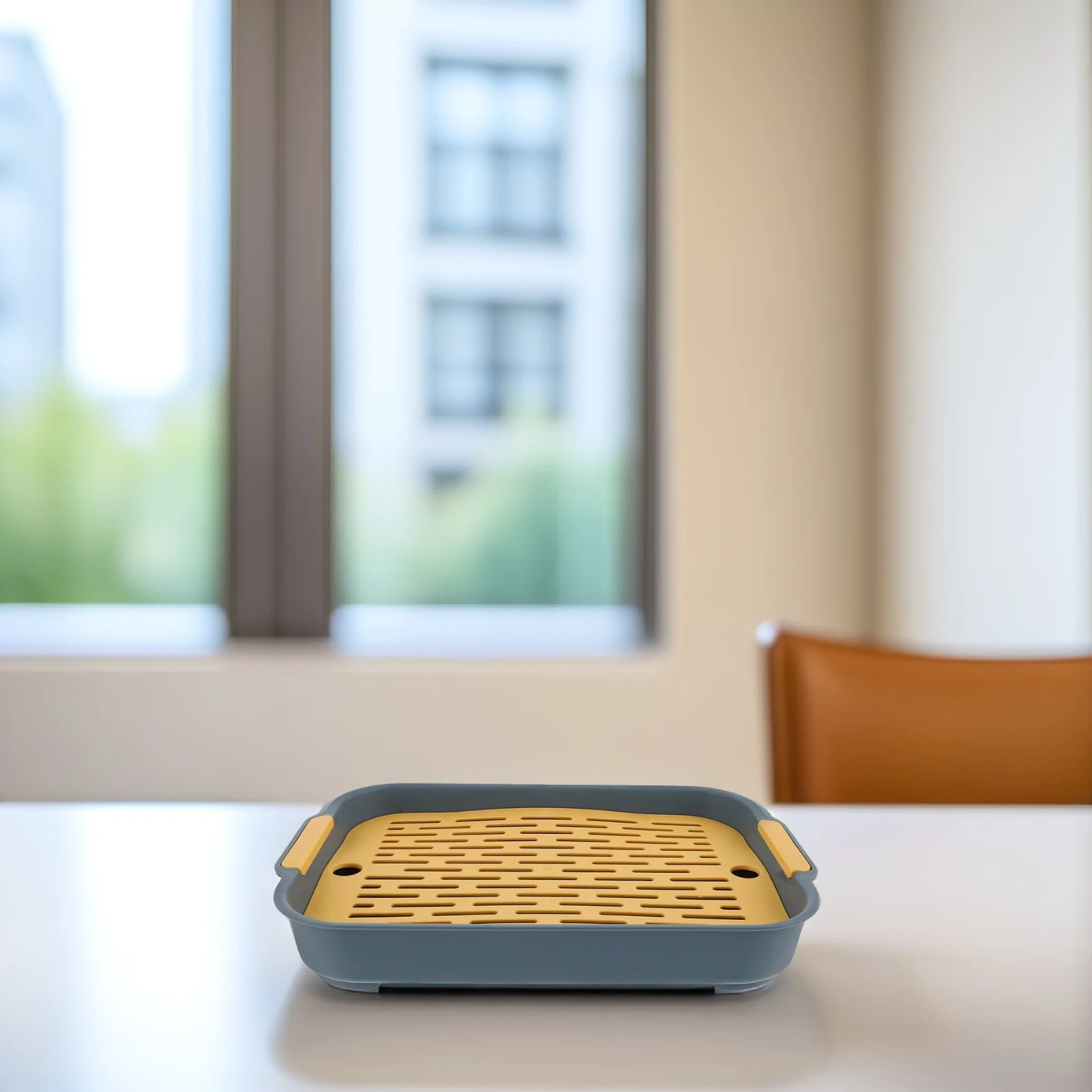 

2pcs Pet Cleaning Litter Box For Rabbit Guinea Pig Indoor Anti-Fall Bunny Toilet Washable Small Animal Potty Plastic