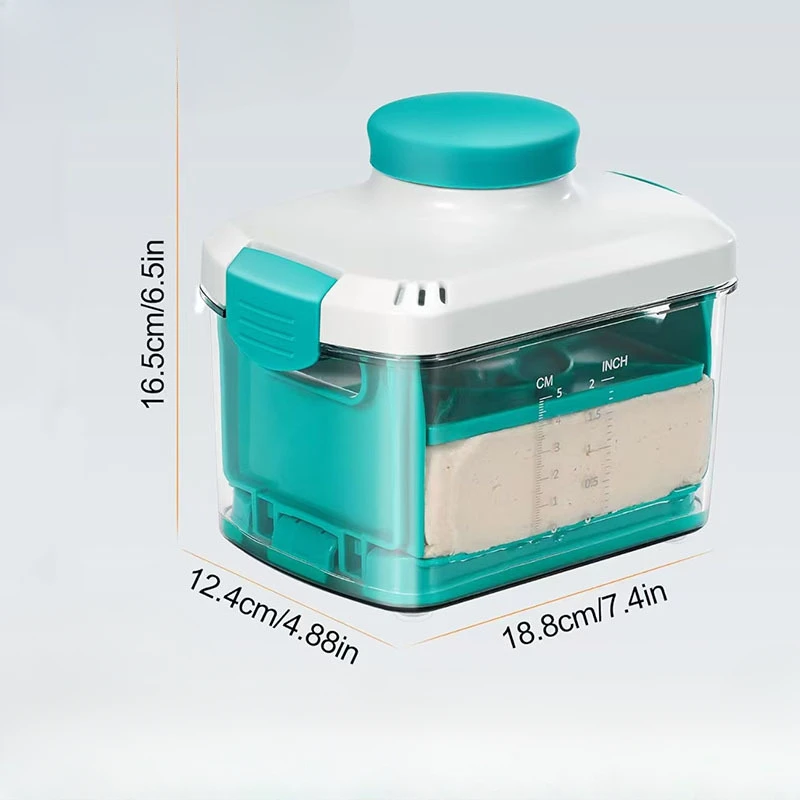 Zuhause Tofu Presse Effiziente Verwendung Kunststoff U-förmige Tropfschale Dichtungsdeckel Tofu Presser Abtropffläche für Zuhause Küche Tofu Presse