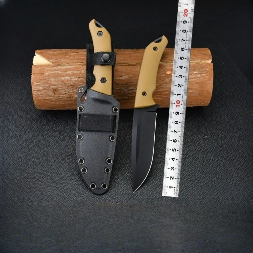 KB 7503 سكين شفرة مثبتة مع 9Cr13Mov شفرة ألياف النايلون مقبض التكتيكية الدفاع جيب EDC سكين تخييم صغير نزهة سكين