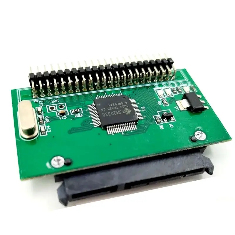 SATA HDD To 2.5-Inch IDE 44 Pin 90 Degree Female/180 Degree Male Plug And Play SATA To IDE Large Board Laptop Universal