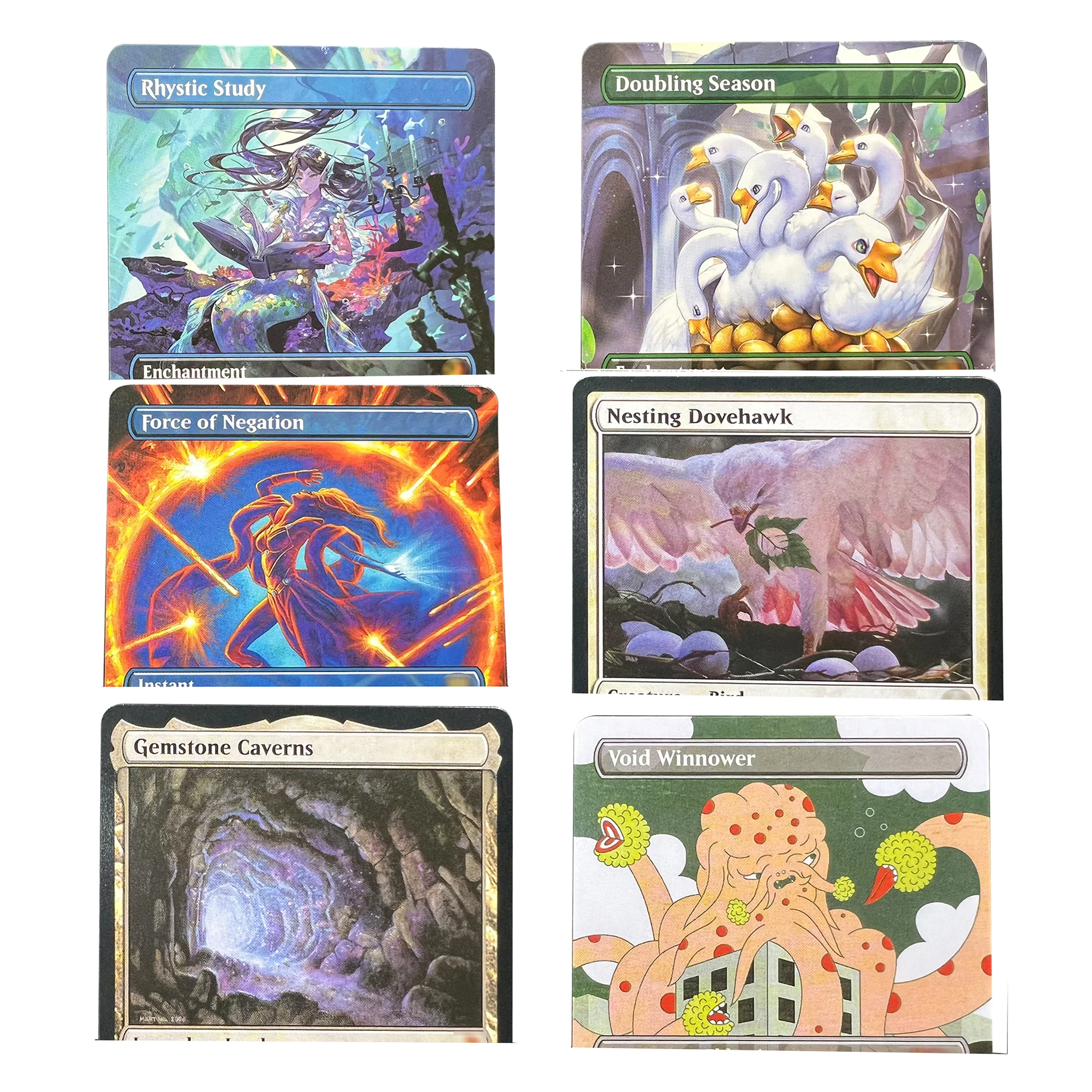 Rhystic Stud 71 Force of Negat 2X2 Smothering RNA Ocel Holo TCG Cusom English Card Quality Board Trading Card Game