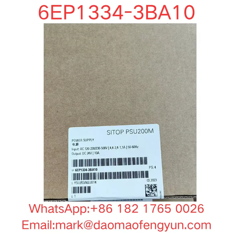 6EP1334-3BA10 Brand New SITOP PSU200M 10 A stabilized power supply input: 120/230-500 V AC