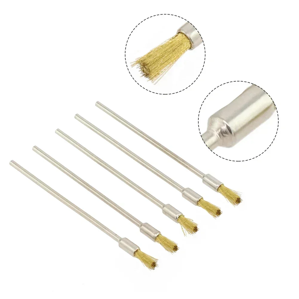 

Rust Paint Removal Wire Brushes 5PCS Brass Brush Scratch Brushes 100mm Stainless Steel Brush Wire End Brush Rotary Tool