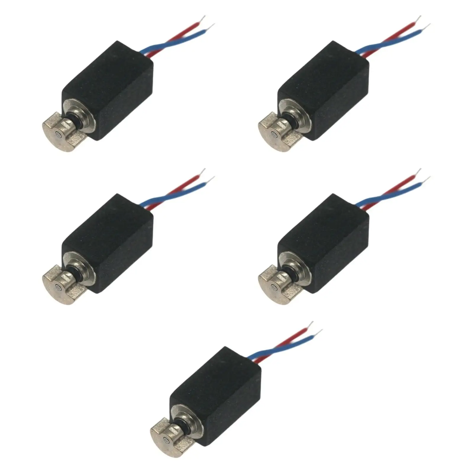 5 Stück 0408 Mikro-Vibrationsmotor, Mehrzweck-90 mA, 0,31 x 0,16 x 0,08 Zoll, Mini-Hohlbecher-Kernlosmotor für kleine Elektronikspielzeuge