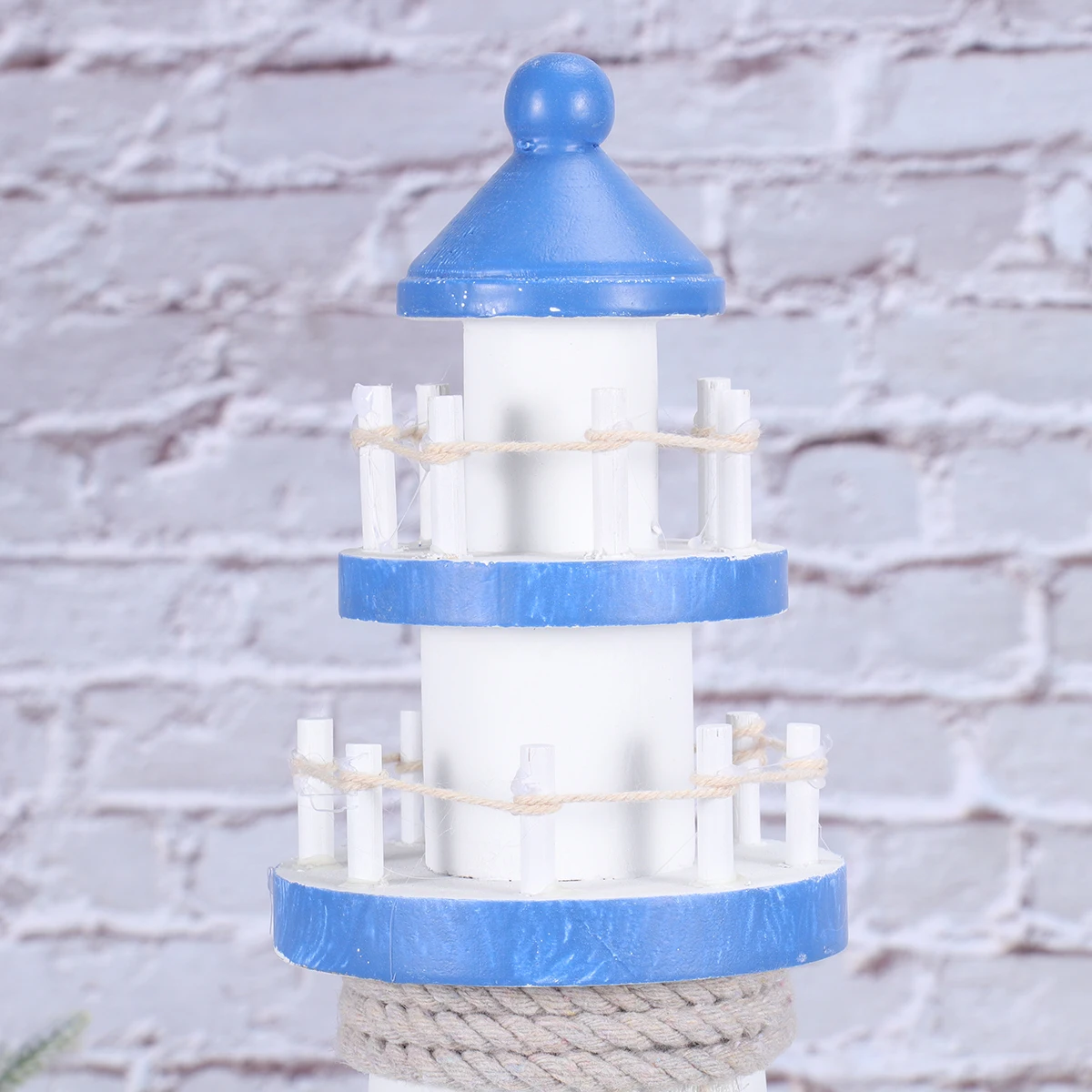 

Beach Accessories Lighthouse Ornaments Christmas Decor Wood Building The Decorations