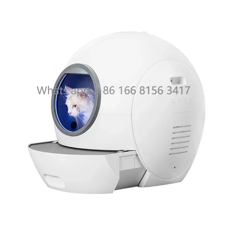 

Cat Lit-ter Box Fully Enclosed Cat Toilet Enclosed Automatic Intelligent Cat Automatic Lit-ter Box