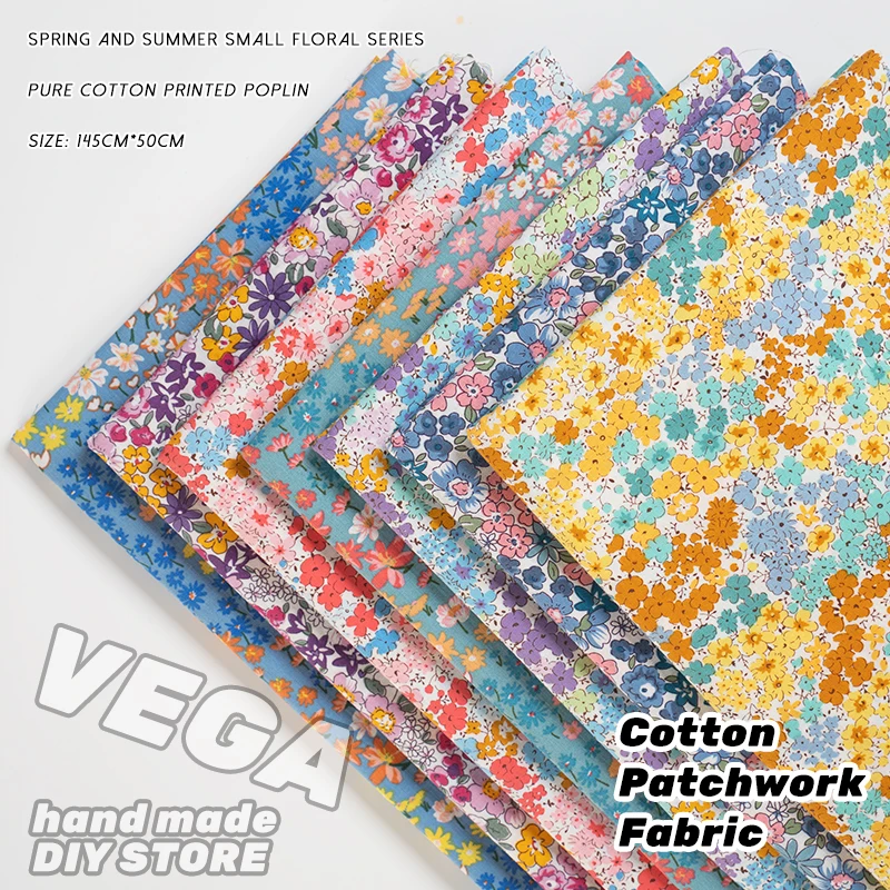 Vintage pequeno floral impress - Vintage Sewing Textile avaliação e preço