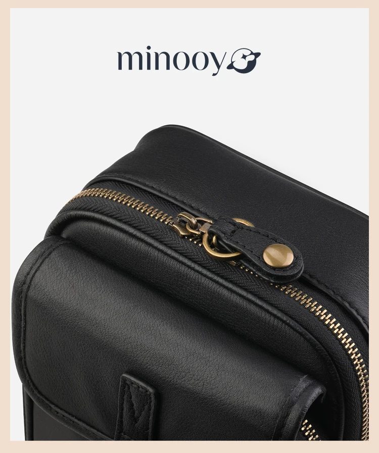 Modische Retro-Umhängetasche für Damen, große Kapazität, Umhängetasche, multifunktionale mobile Null-Geldbörse – Detail 3