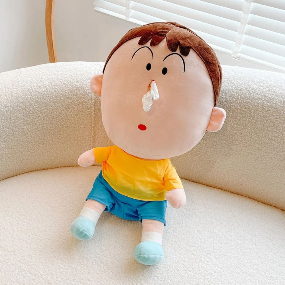 Cartoon Crayon Shin-chan Boo-chan Plush Paper Box Plush Toy Cute Tissue Box Bag Hanging Decoration Creative Birthday Gift