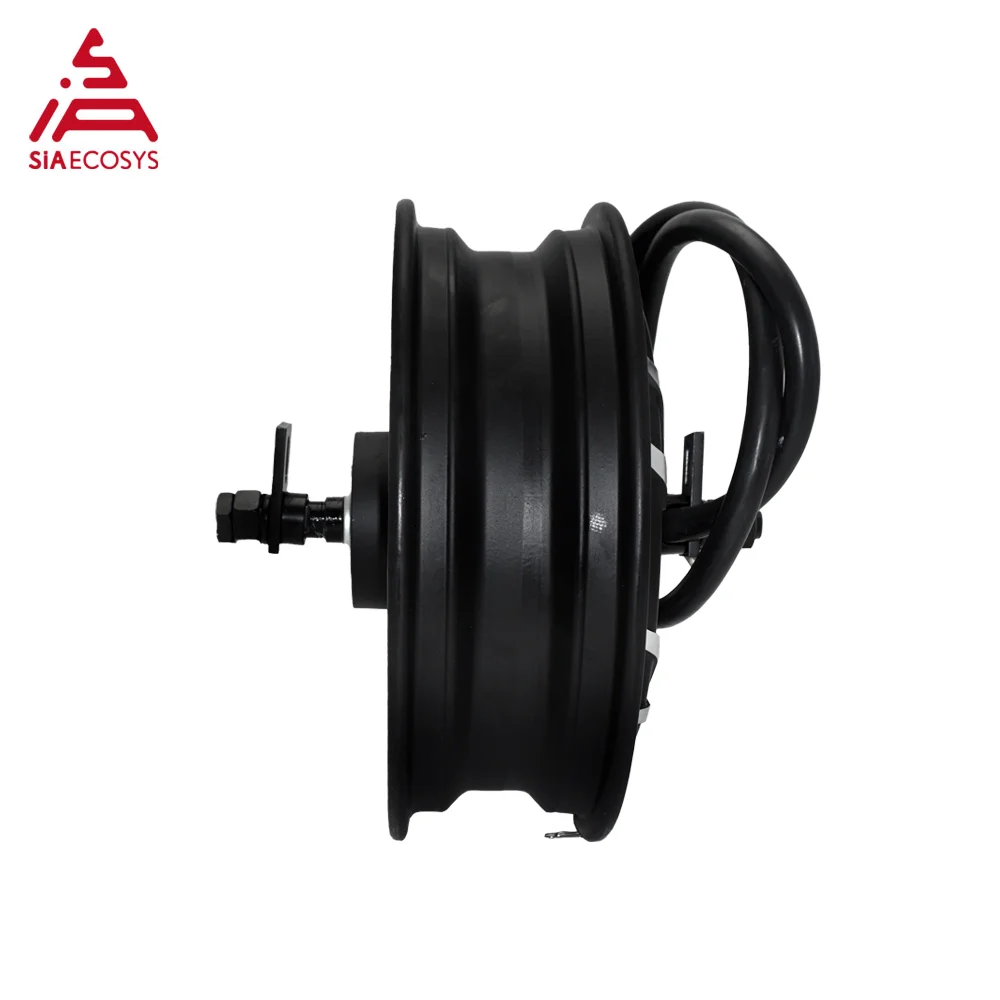 QSMOTOR 12*3.5inch 260 5000W V4 72V 95KPH BLDC In Wheel Hub Motor For Electric Motorcycle From SIAECOSYS