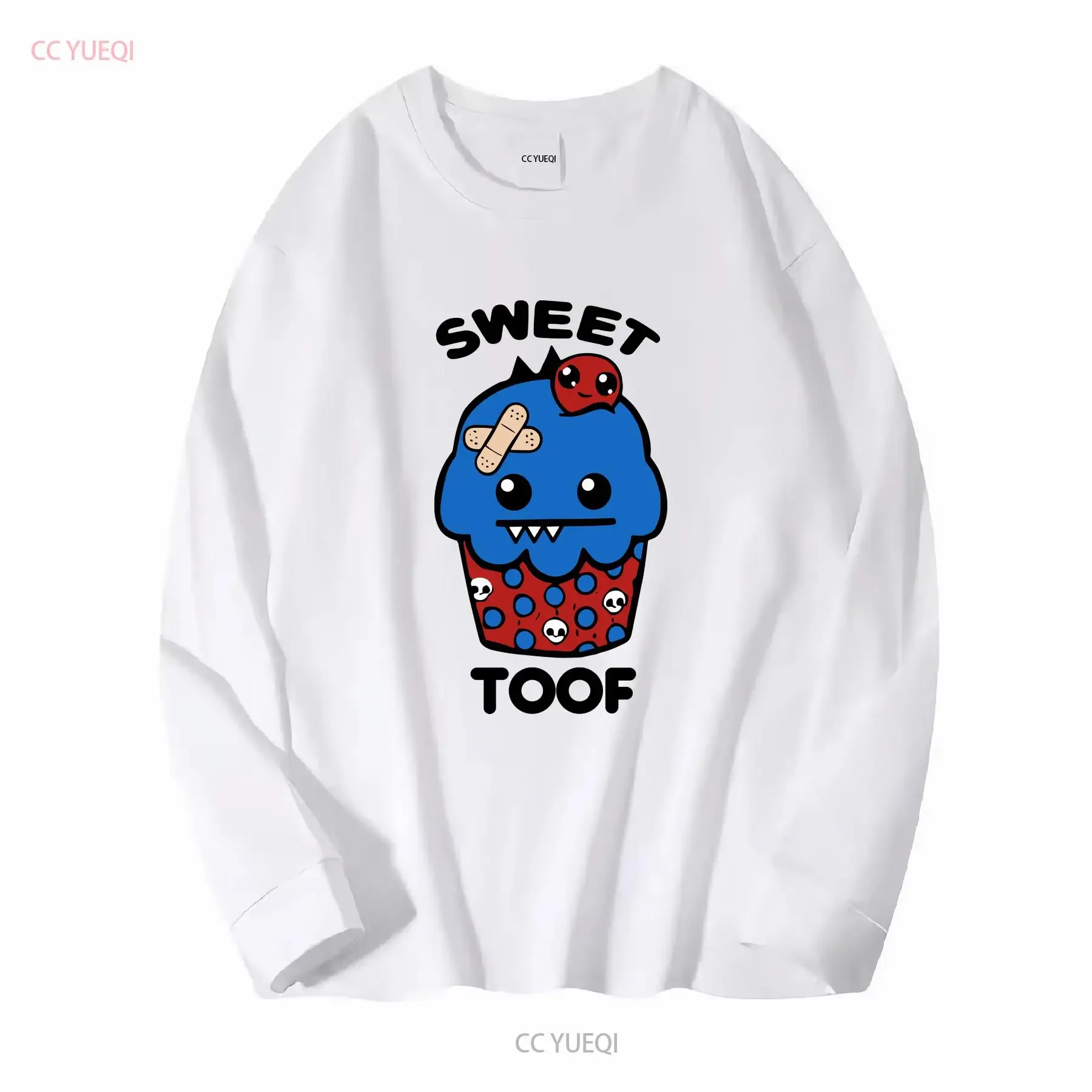 So Happy Ozzie shirt Sweet Toof T Emo Scene styled Monster Cupcake 2000's Vintage Cartoon long or short sleeves vintage Washed