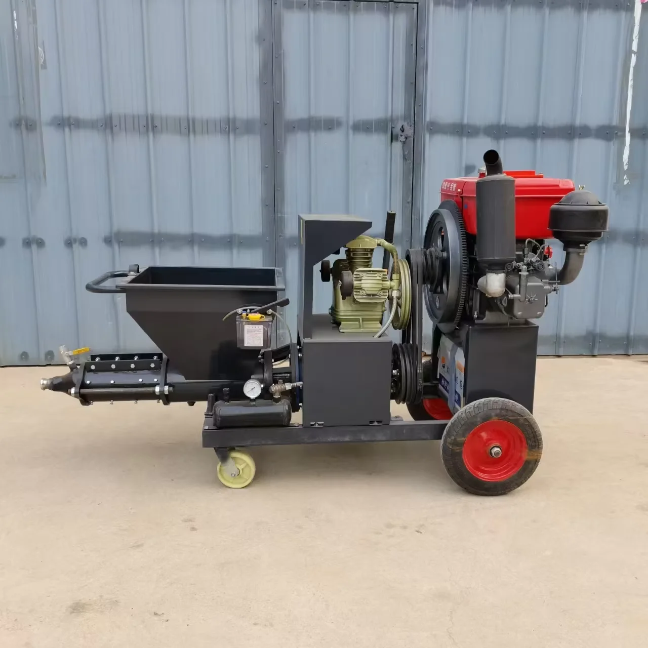 Factory Price Electric Power Cement Mortar Sprayer Paint Plastering Machine 311 Construction Machine Pump Motor Core Components
