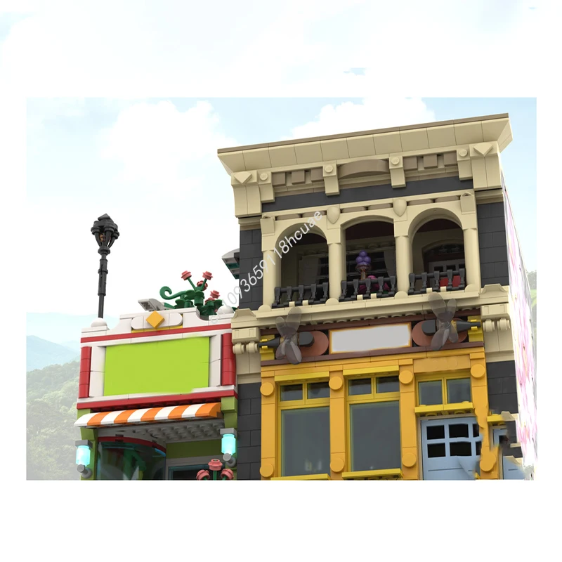 3922 pezzi MOC Honey Side of Life & The Heatery Edifici modulari Building Blocks Regalo di sfida per le vacanze di Natale che uccide il tempo