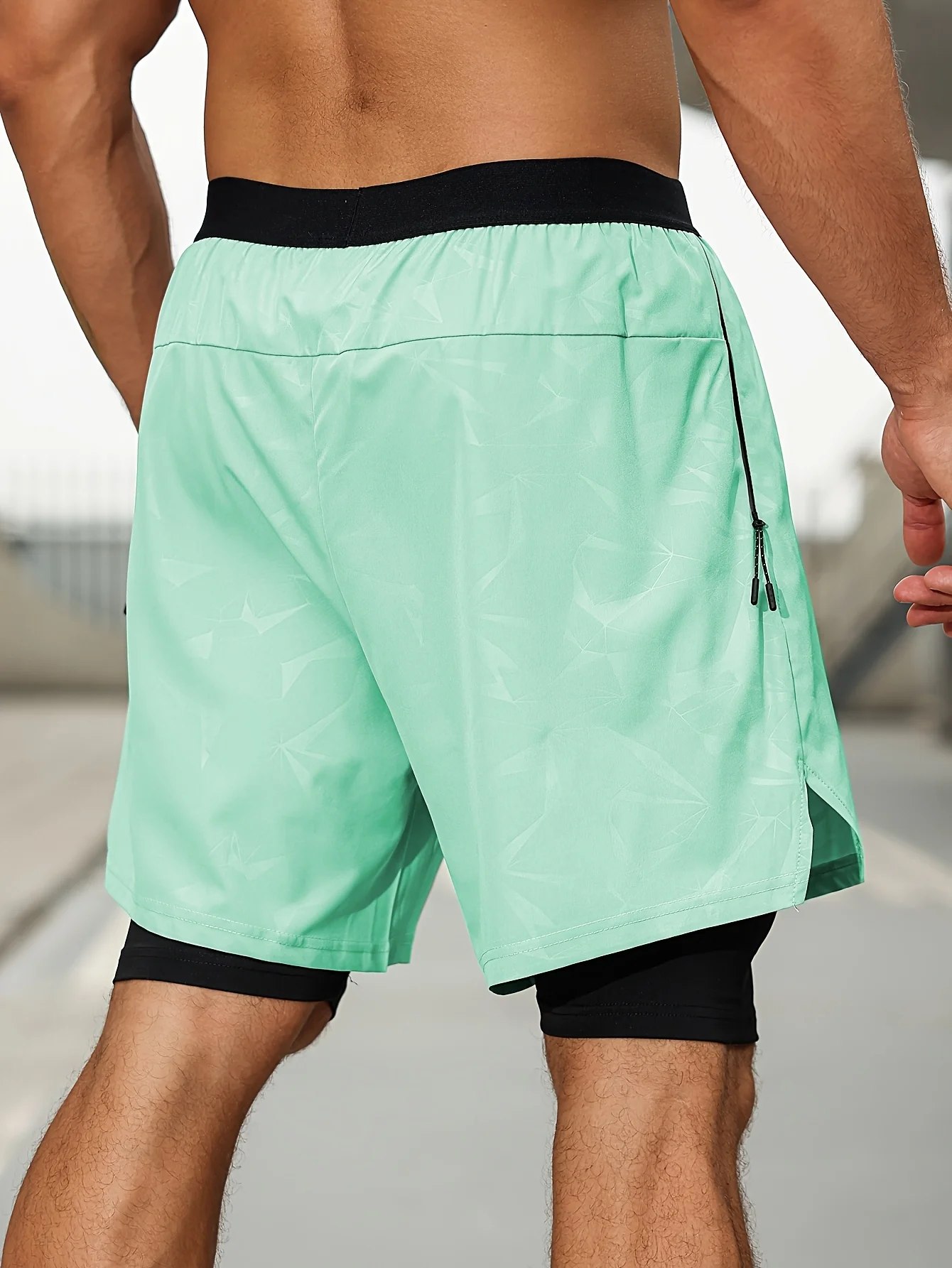 Men's casual sporty trendy running shorts