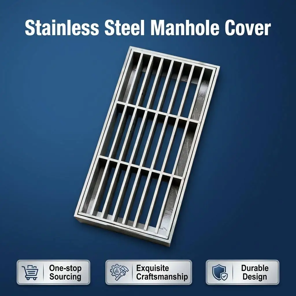 Hot-Dip Galvanized Steel Gratings-Durable For Car Wash Drains Garage Sewage Trench Covers Roofing & Wall Applications