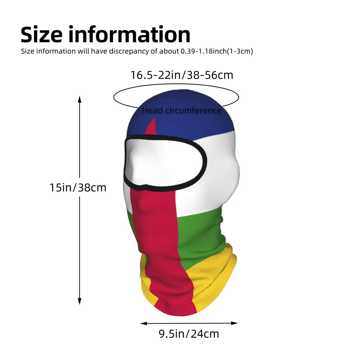 C.A.R Flag Balaclava Full Face Mask Breathable Motorcycle Winter Warm Full Cover Caps Neck Windproof Dustproof Cycling Caps