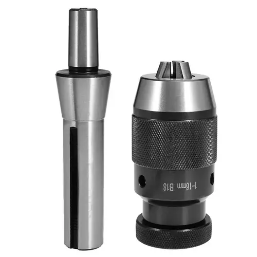 2025 newest  automatic lathe drill chuck 16 mm 13mm chuck drill B10 B12 B16 B18 B22 Self Tightening Drill Chuck Keyless Drilling - Image 3