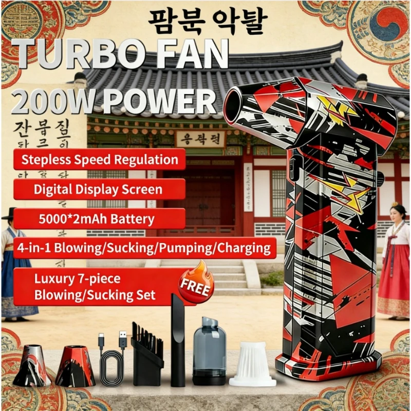 

Бесщеточный жестокий вентилятор 200000 об/мин: турбореактивный вентилятор X9 с сильными ветрами 53 м/с и перезаряжаемой конструкцией типа C