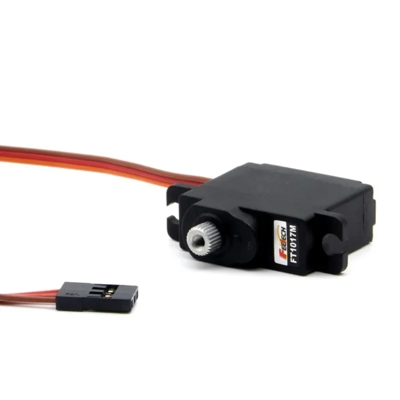 Micro Mini 180 Degree Digital Servo Motor FT1017M 6V Metal Gear for Road Car Fixed Wing RC Model Robot-5.5Kg.cm Plastic