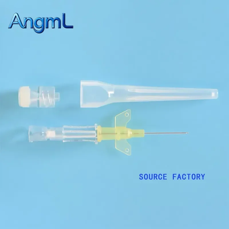 2026 New, High Quality, Veterinary IV Catheters with Heparin Caps 22G 24G 26G for Small Animals Pet Medical Supplies