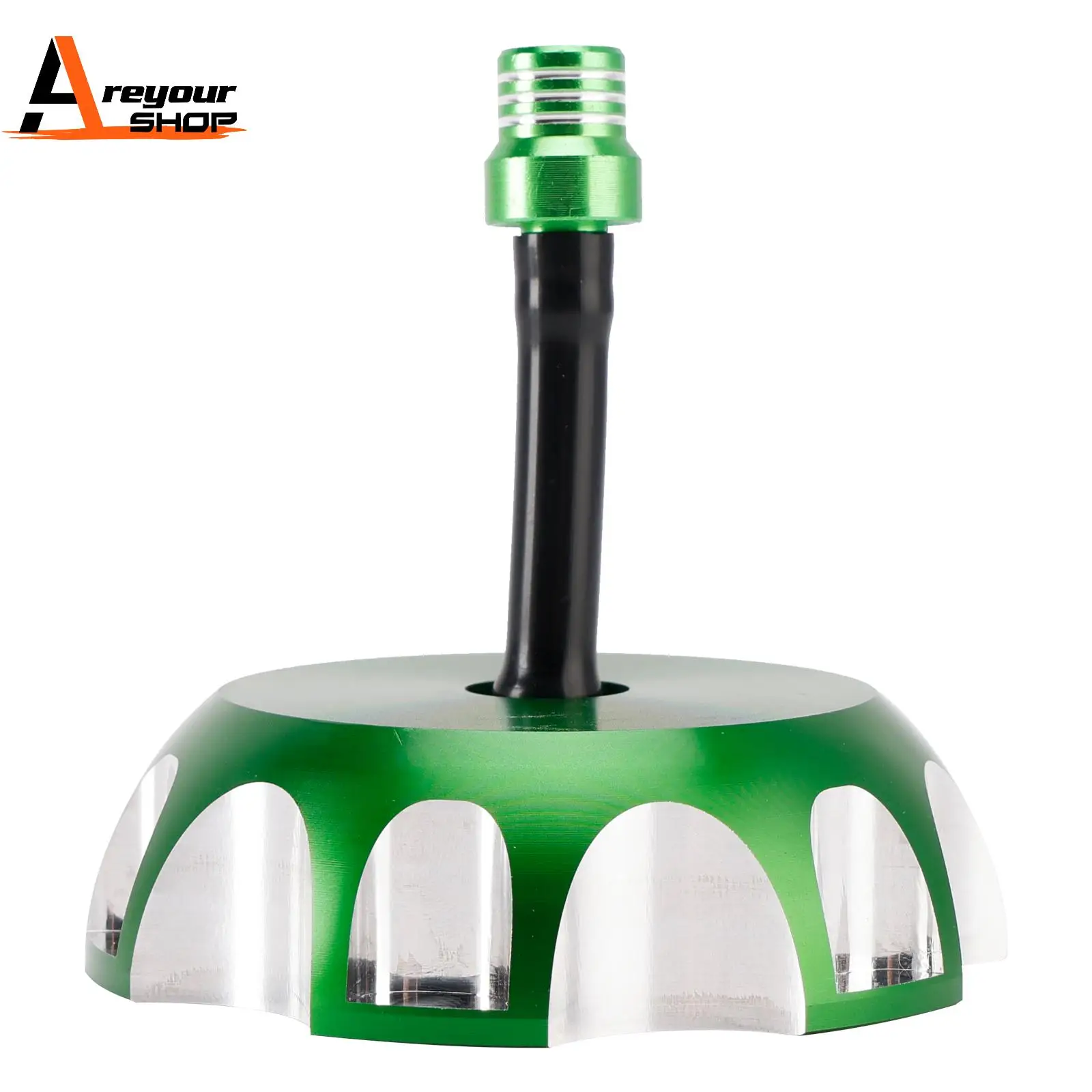 Areyourshop CNC غطاء خزان الوقود ث/تنفيس لكاواساكي KX 65 KX 85 KX 100 KX 125 250 2000 2001 2002 2003 2004 2005-2013 #1