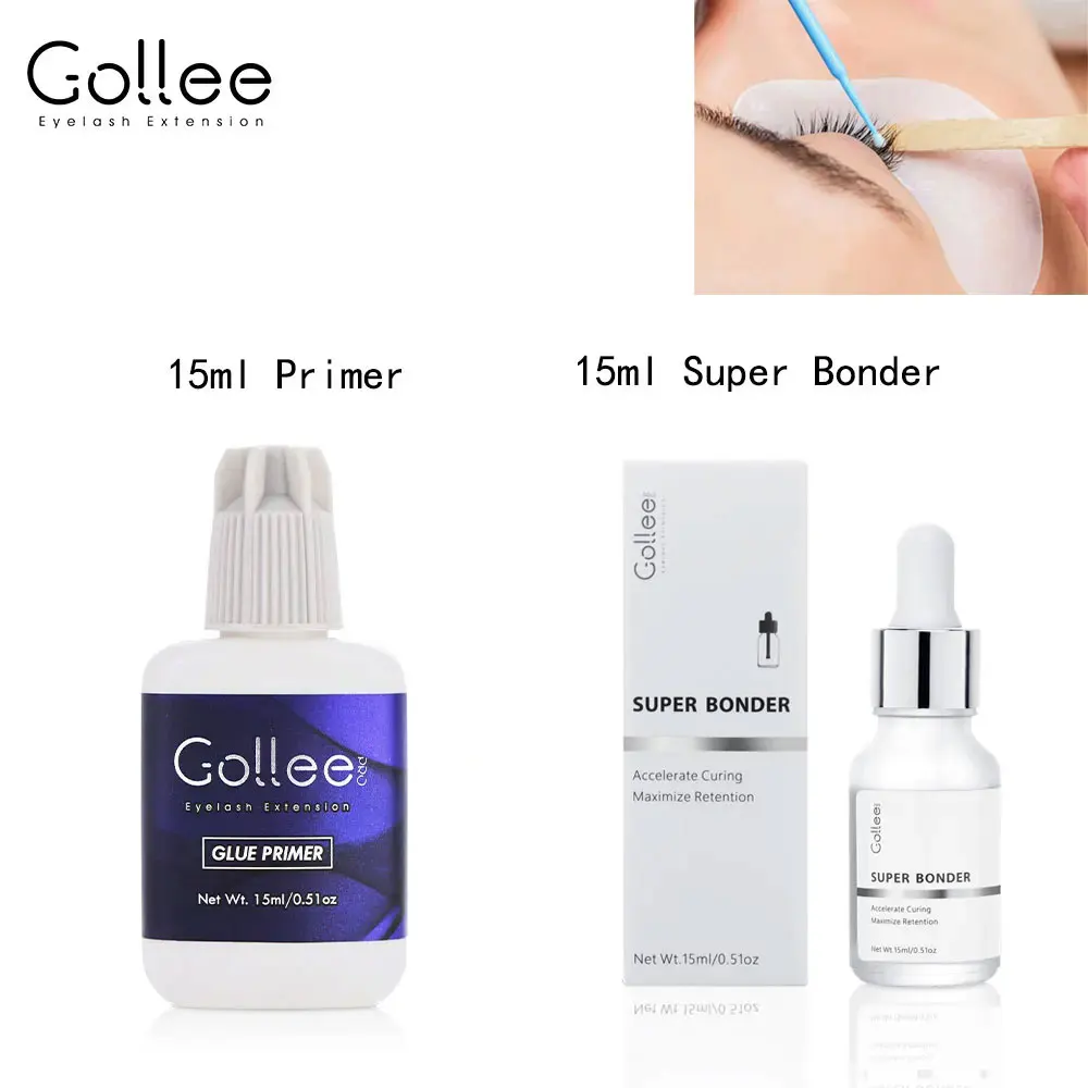 

Праймер для очистки ресниц Gollee 15 мл, клей для наращивания ресниц, суперстойкий, улучшающий адгезию, для долговременного наращивания ресниц, улучшающий сцепление, расходные материалы
