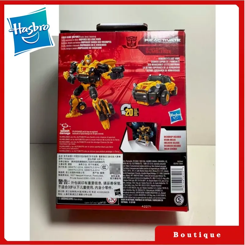Na stanie Hasbro Transformers Toys Studio Series Gamer Edition Deluxe Class WFC SS-GE-10 Bumblebee Cybertron Autobots Action