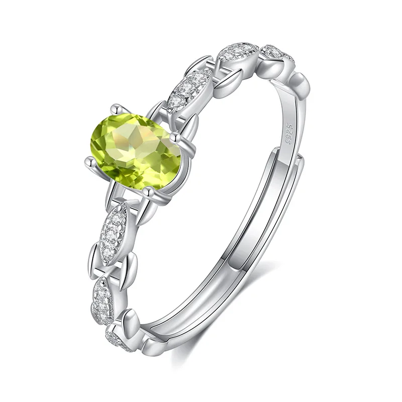 

Настоящее кольцо из стерлингового серебра 925 пробы, винтажное, регулируемого размера, с натуральными камнями: топаз, цитрин, гранат, аметист, перидот, камень-талисман